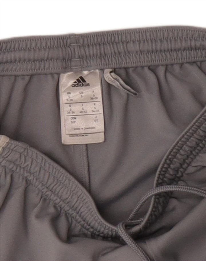 Adidas Womens Climacool Sport Shorts UK 8/10 Small Grey Polyester