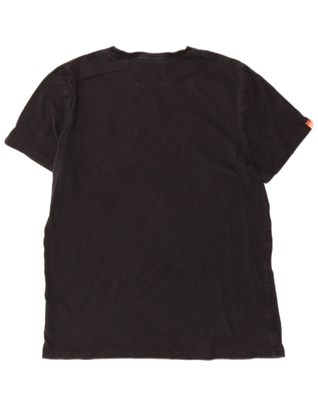 Superdry Mens T-Shirt Top XL Black Cotton