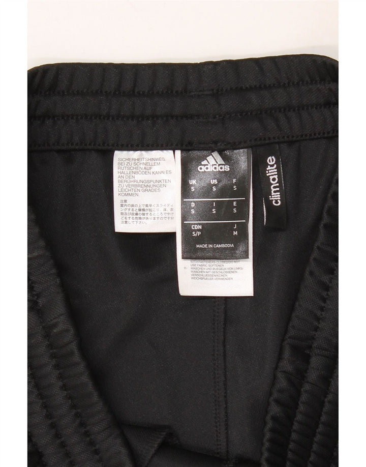 ADIDAS Mens Climalite Tracksuit Trousers Small Black Polyester Vintage Adidas and Second-Hand Adidas from Messina Hembry 