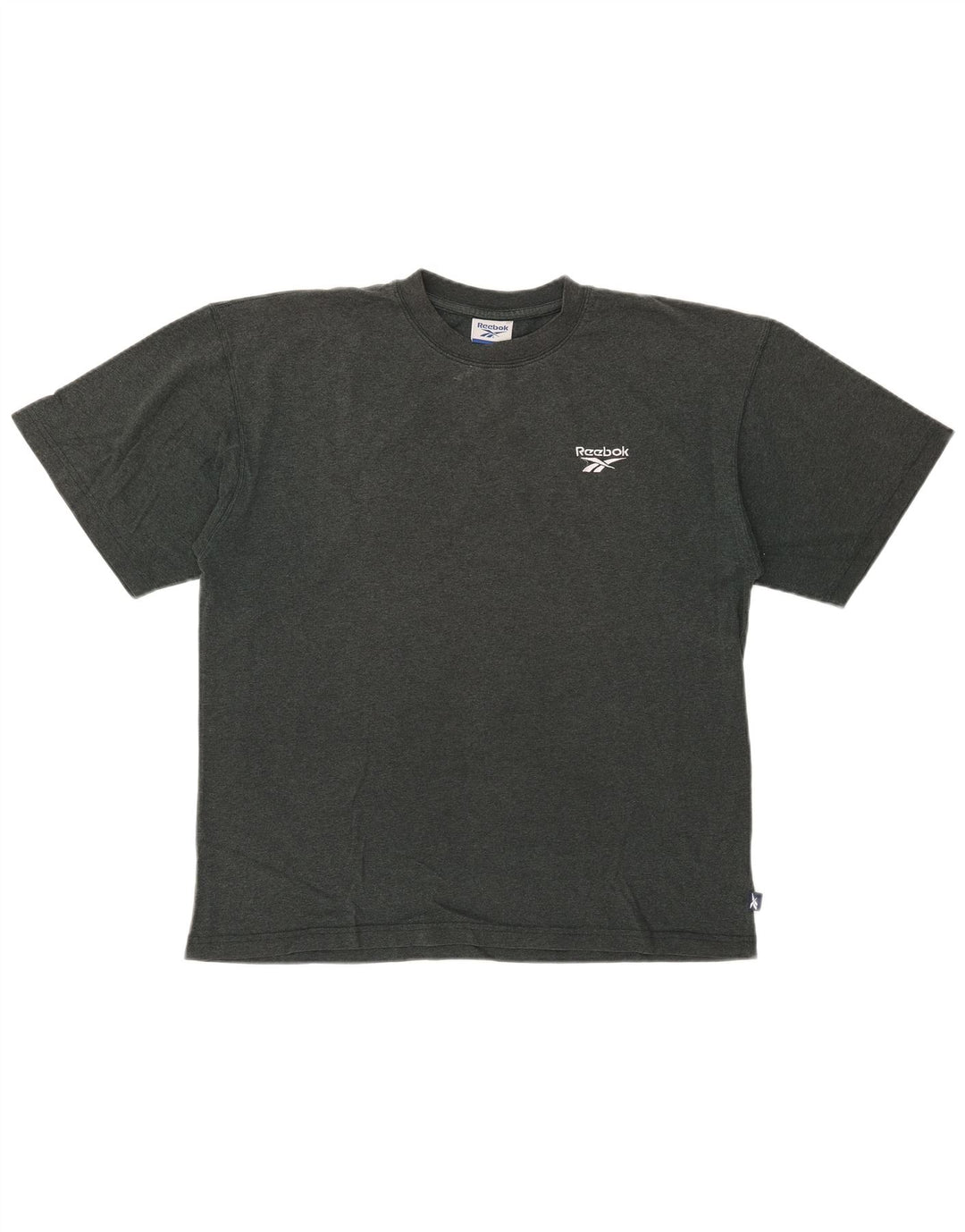 REEBOK Mens T-Shirt Top Small Grey Cotton