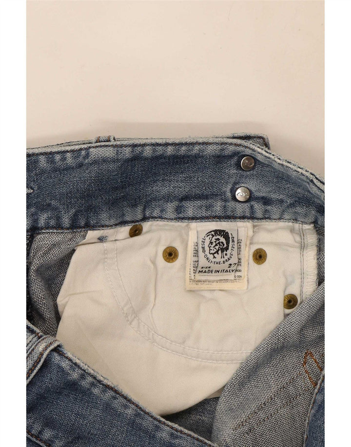 Diesel Womens Bootcut Jeans W27 L33 Blue Cotton
