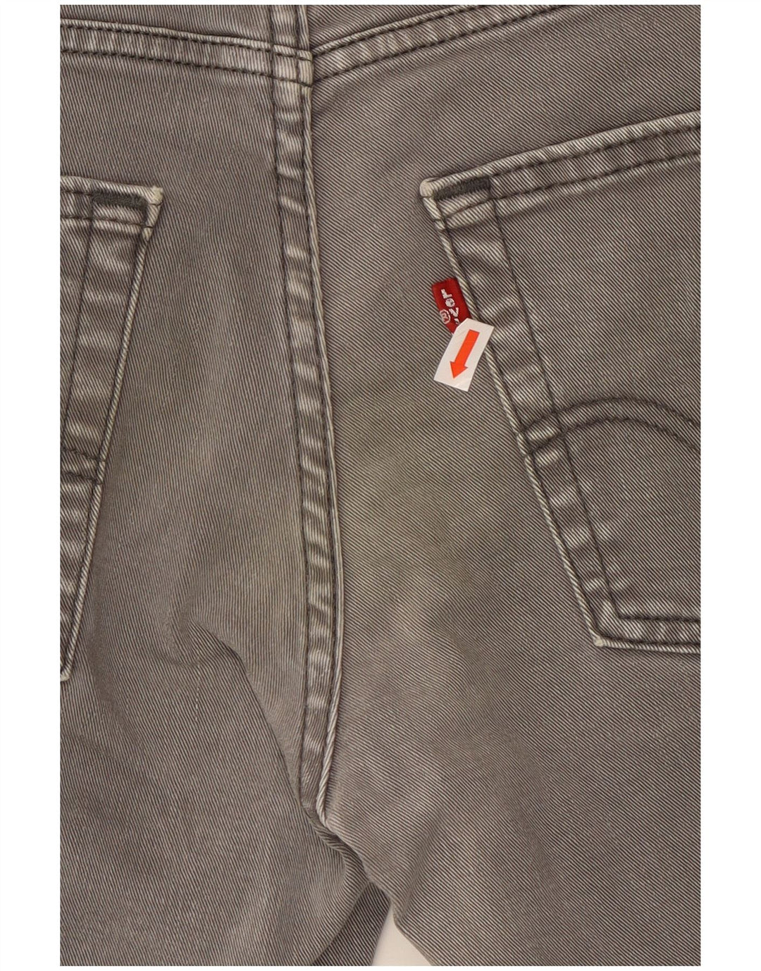 Levi's Womens 511 Slim Jeans W32 L28 Grey Cotton