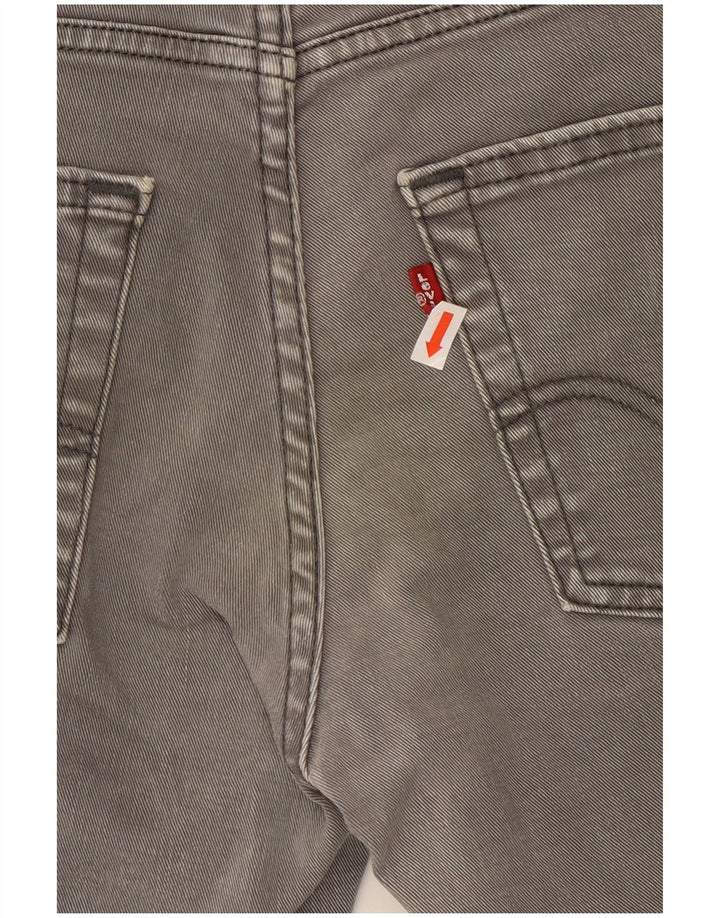 Levi's Womens 511 Slim Jeans W32 L28 Grey Cotton