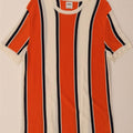 Zara Womens Basic Dress UK 18 XL White Striped Viscose