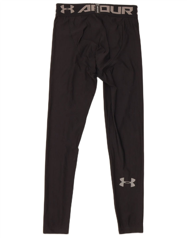 Under Armour Mens Graphic Leggings Medium Black Polyester