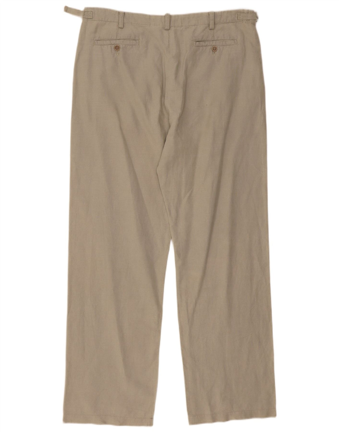 VALENTINO JEANS Mens Straight Casual Trousers IT 56 3XL W38 L34 Beige