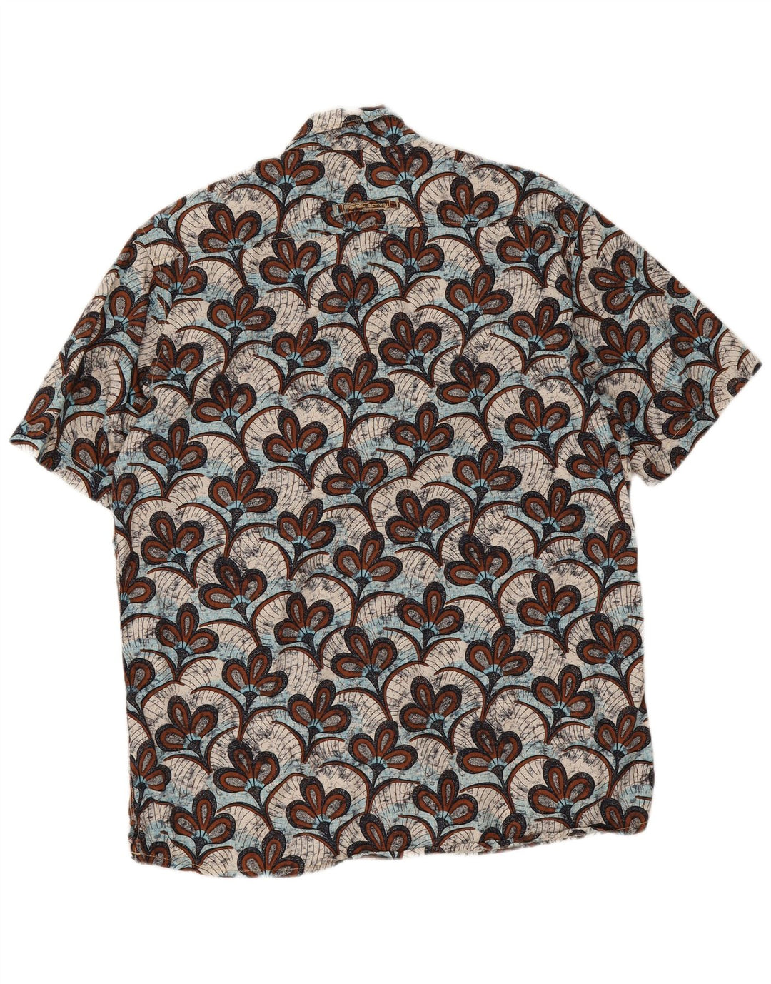 Camel Active Mens Short Sleeve Regular Fit Shirt Large Multicoloured Floral