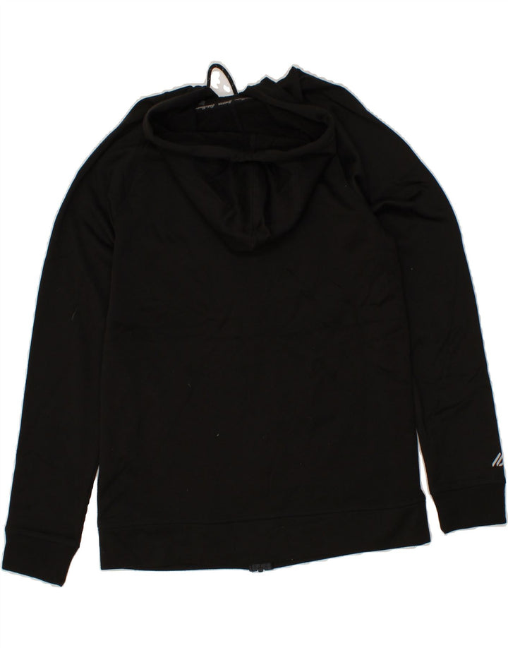 EDDIE BAUER Mens Zip Hoodie Sweater Small Black Polyester Vintage Eddie Bauer and Second-Hand Eddie Bauer from Messina Hembry 