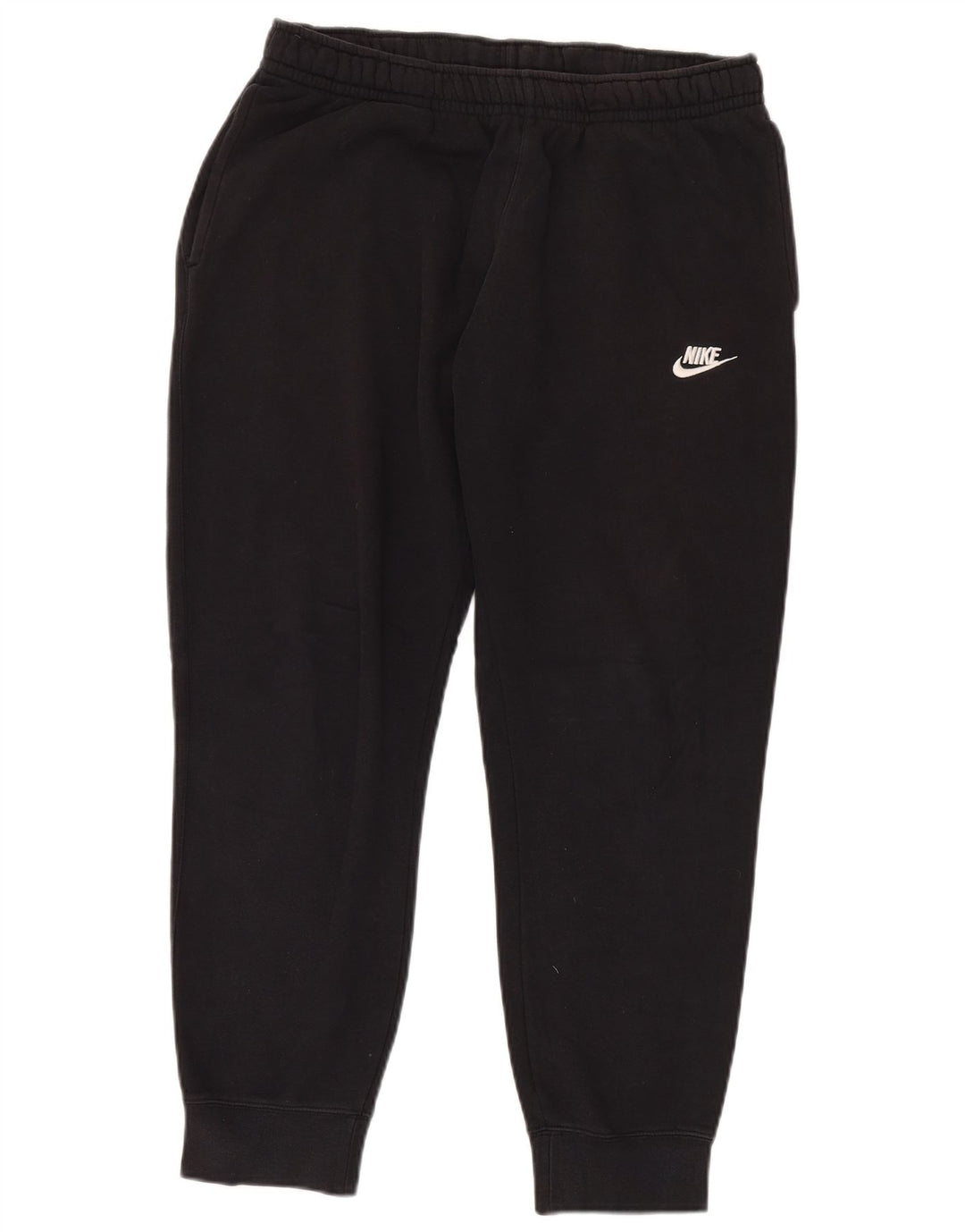 NIKE Mens Tracksuit Trousers Joggers Large  Black Cotton