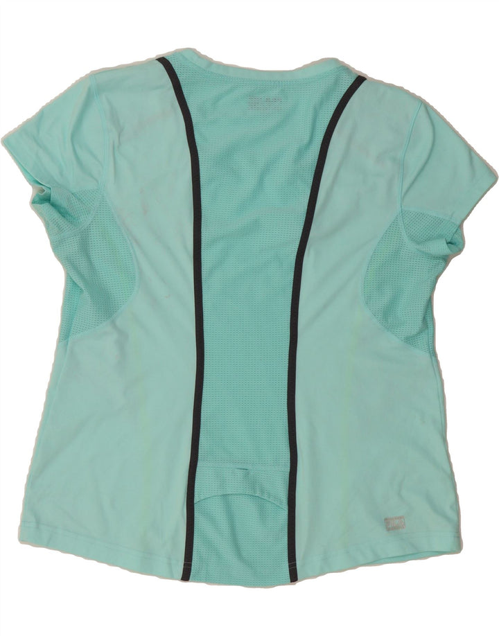 FILA Womens T-Shirt Top UK 18 XL Blue Polyester Vintage Fila and Second-Hand Fila from Messina Hembry 