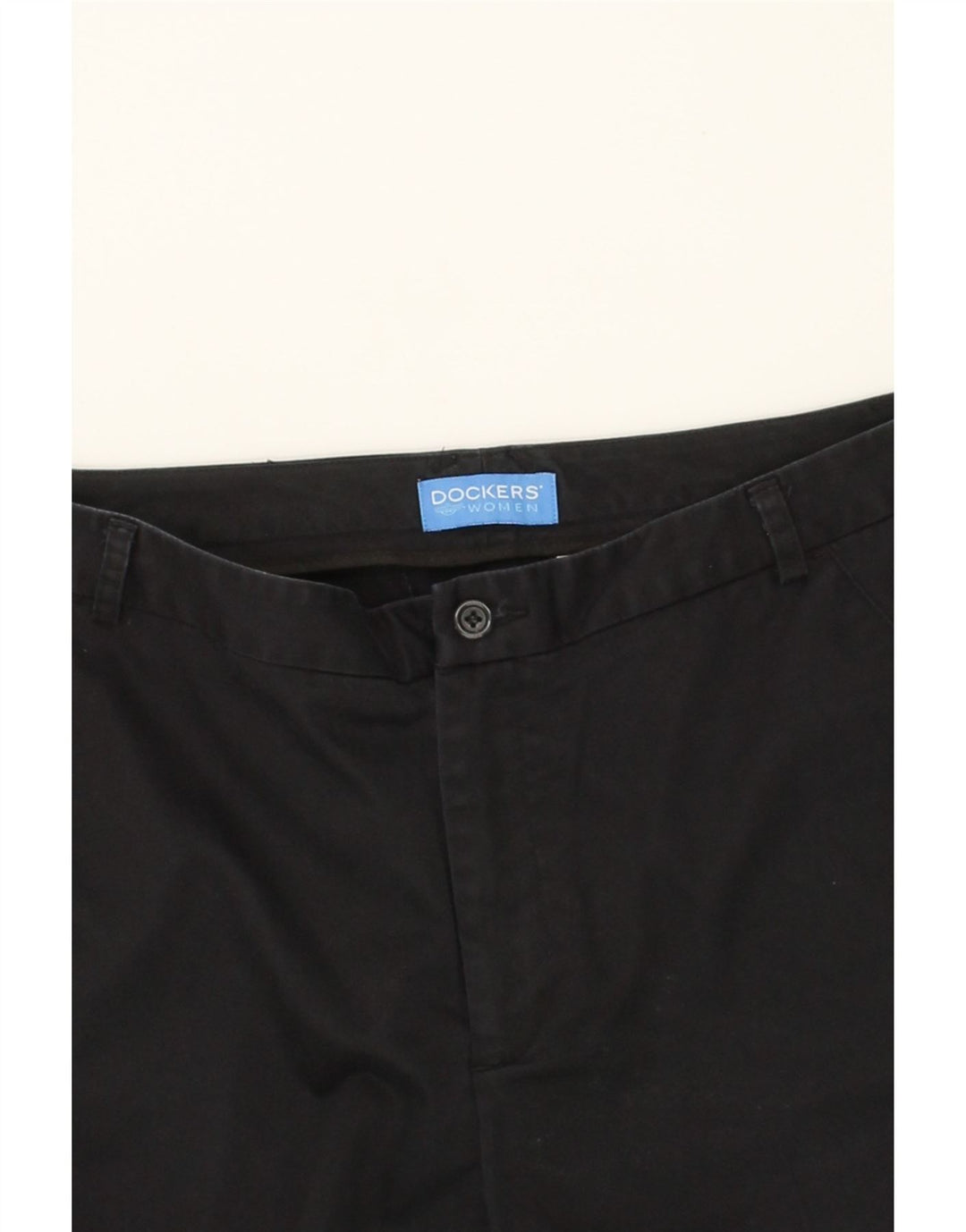 DOCKERS Womens Bermuda Shorts W34 Large  Black Vintage Dockers and Second-Hand Dockers from Messina Hembry 