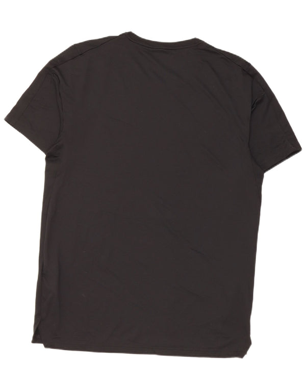Nike Mens Dri Fit T-Shirt Top Small Black Polyester