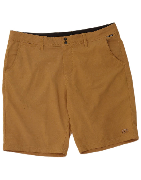 Animal Mens Chino Shorts W34 Large Beige Polyester