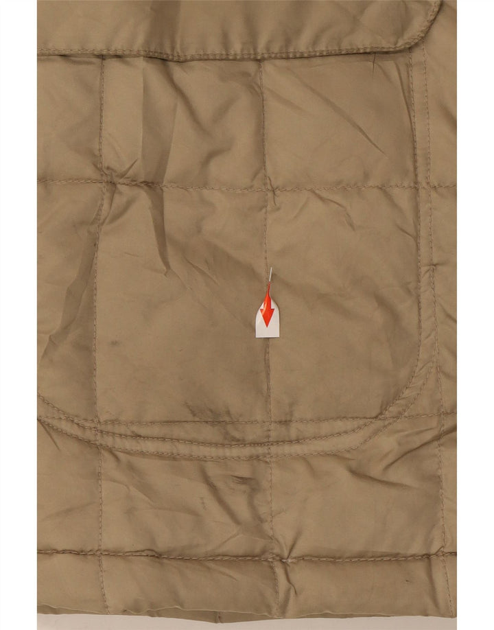 Sergio Tacchini Mens Padded Jacket UK 42 XL Beige