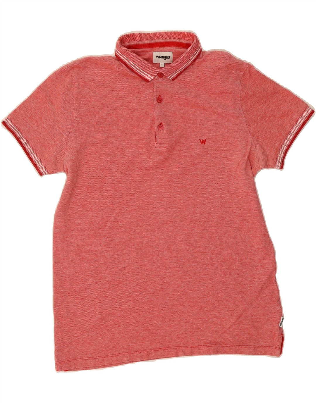 WRANGLER Mens Polo Shirt Small Red Cotton Vintage Wrangler and Second-Hand Wrangler from Messina Hembry 