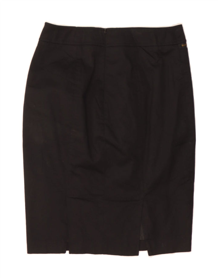 MOSSIMO Womens Pencil Skirt US 8 Medium W30  Black Cotton Vintage Mossimo and Second-Hand Mossimo from Messina Hembry 