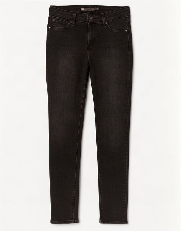 Levi's Womens Demi Curve Mid Rise Skinny Jeans US 4 Small W27 L30 Black