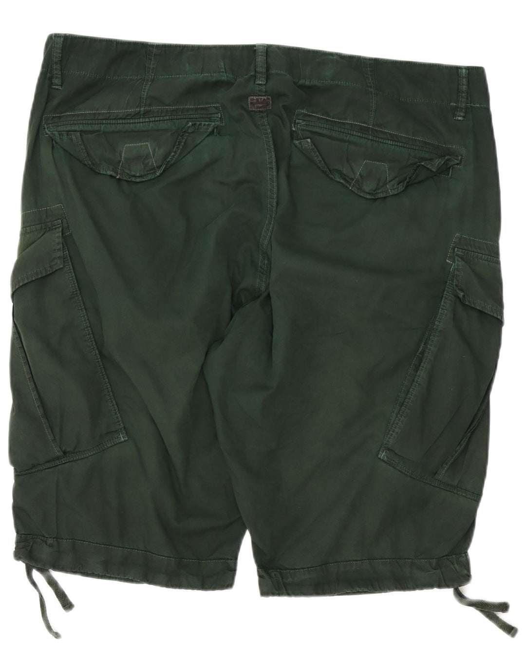 G-STAR Mens Loose Fit Cargo Shorts W40 XL Green Cotton
