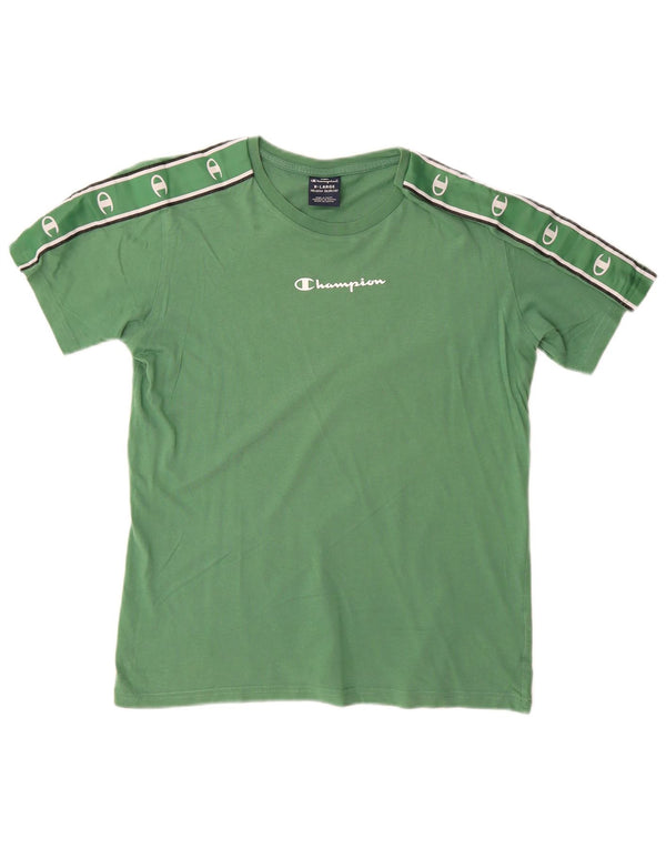 Champion Boys Graphic T-Shirt Top 13-14 Years XL Green