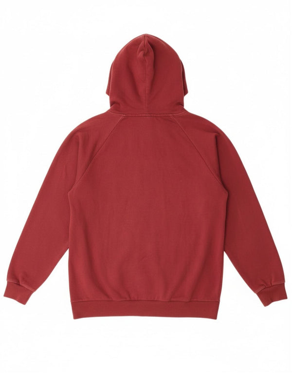 Under Armour Mens Loose Fit Zip Hoodie Sweater Medium Burgundy Cotton