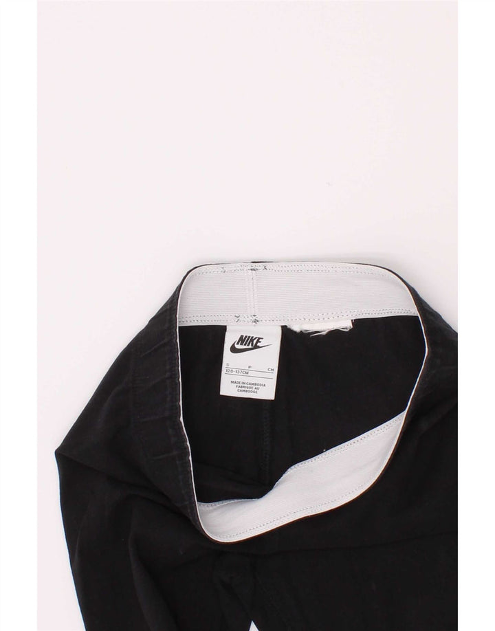 Nike Girls Graphic Leggings 8-9 Years Small Black