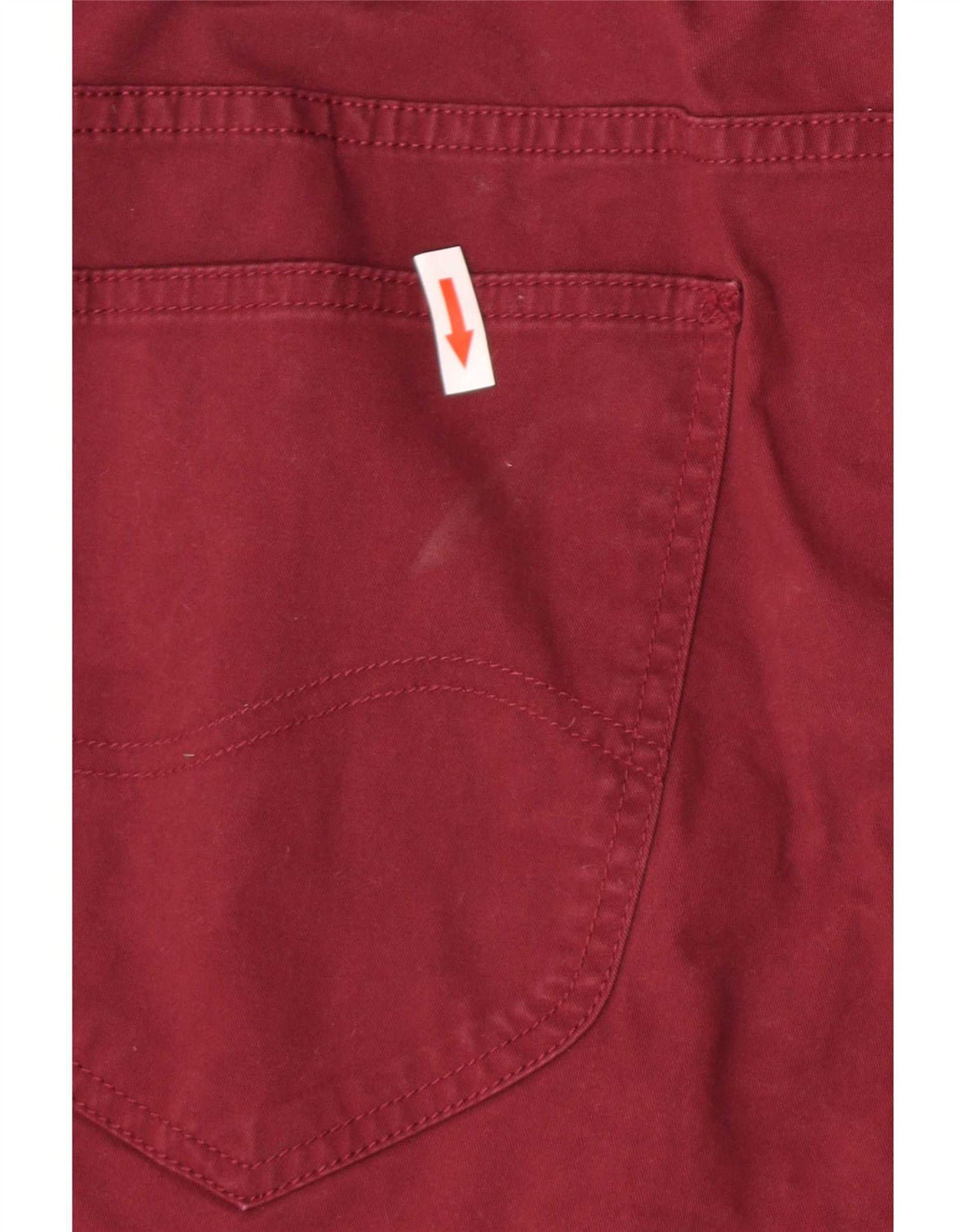 Lee Mens Casual Shorts W38 XL Maroon Cotton