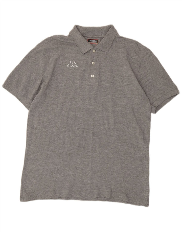 Kappa Mens Polo Shirt XL Grey