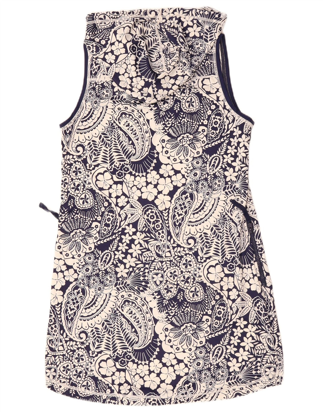 Tommy Bahama Womens Sleeveless Blouse Top UK 10 Small Navy Blue Nylon