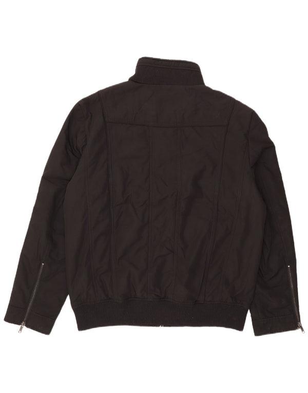 Jack & Jones Mens Utility Jacket UK 44 2XL Black