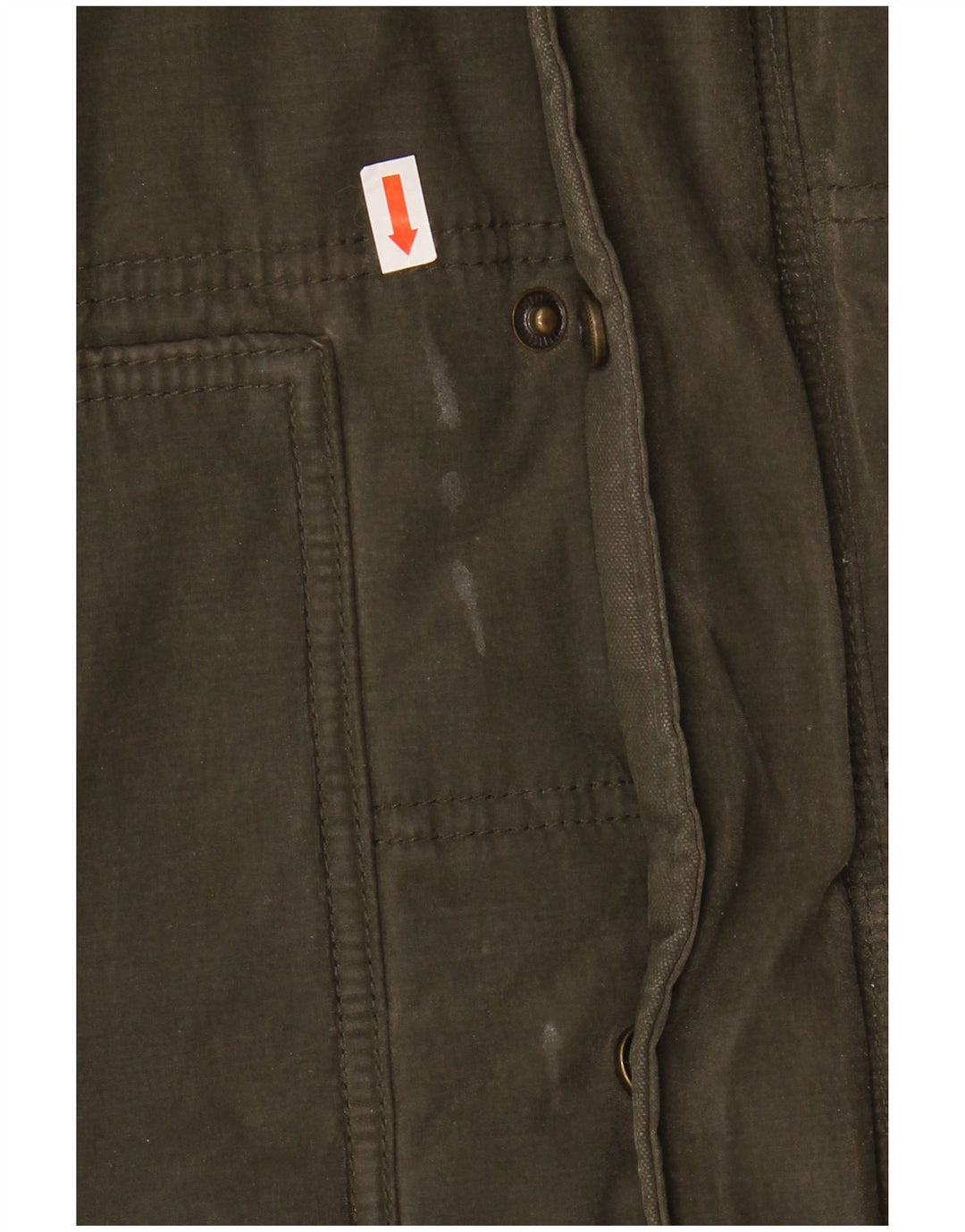 FAT FACE Mens Padded Gilet UK 38 Medium Khaki Polyester