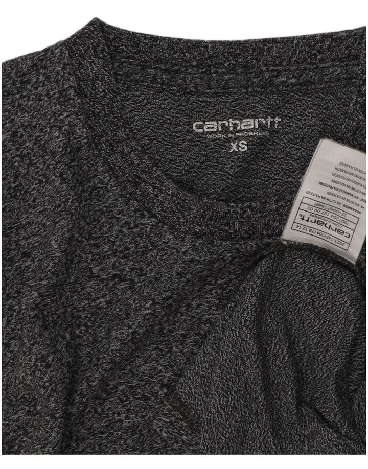CARHARTT Mens T-Shirt Top XS Grey Flecked Cotton