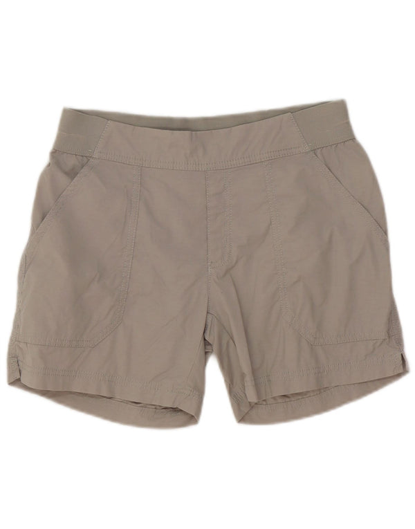 Columbia Womens Regular Fit Chino Shorts Small W28 Grey Cotton