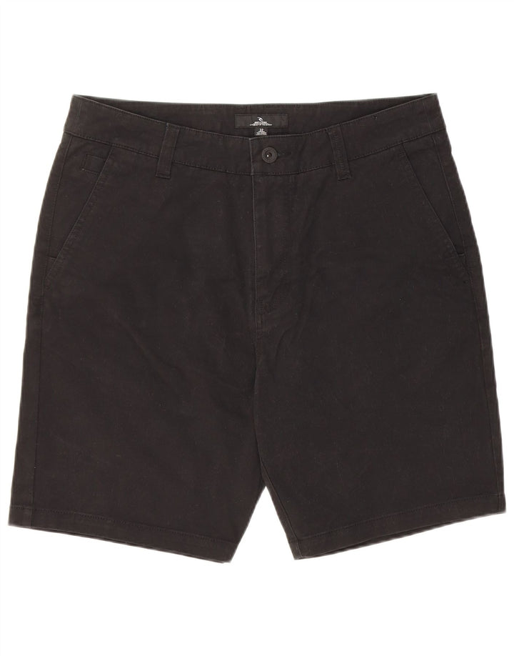 Rip Curl Mens Tailored Chino Shorts W32 Medium Black Cotton