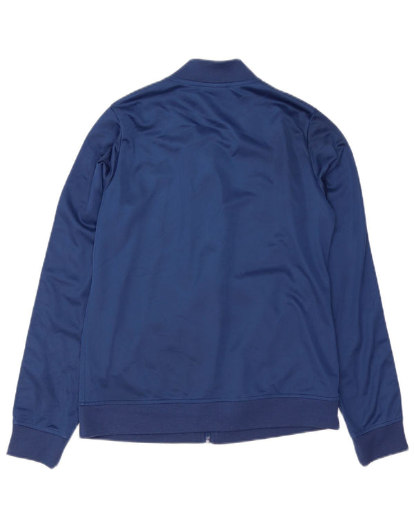 DIADORA Mens Graphic Tracksuit Top Jacket Small Navy Blue Polyester