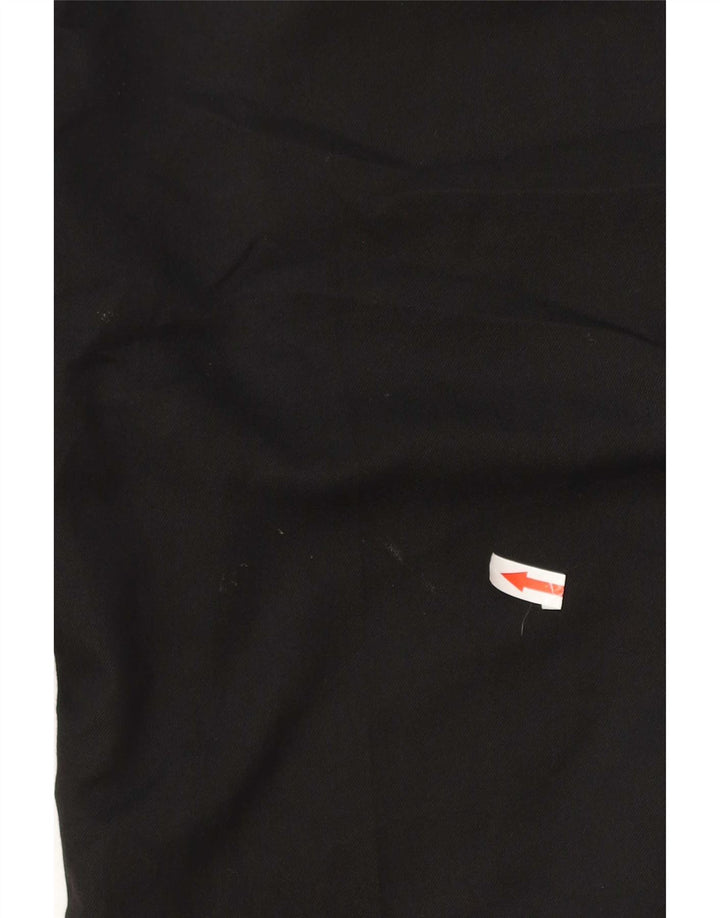 Marks & Spencer Mens Tapered Suit Trousers W38 L31 Black Polyester Classic