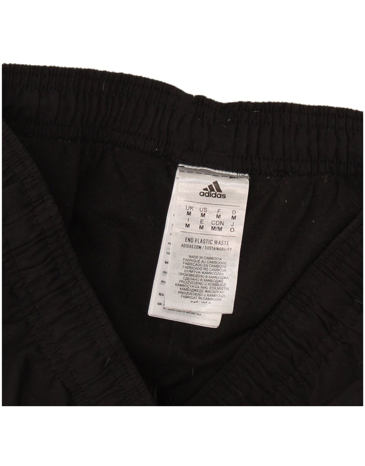Adidas Mens Tracksuit Trousers Joggers Medium  Black Polyester