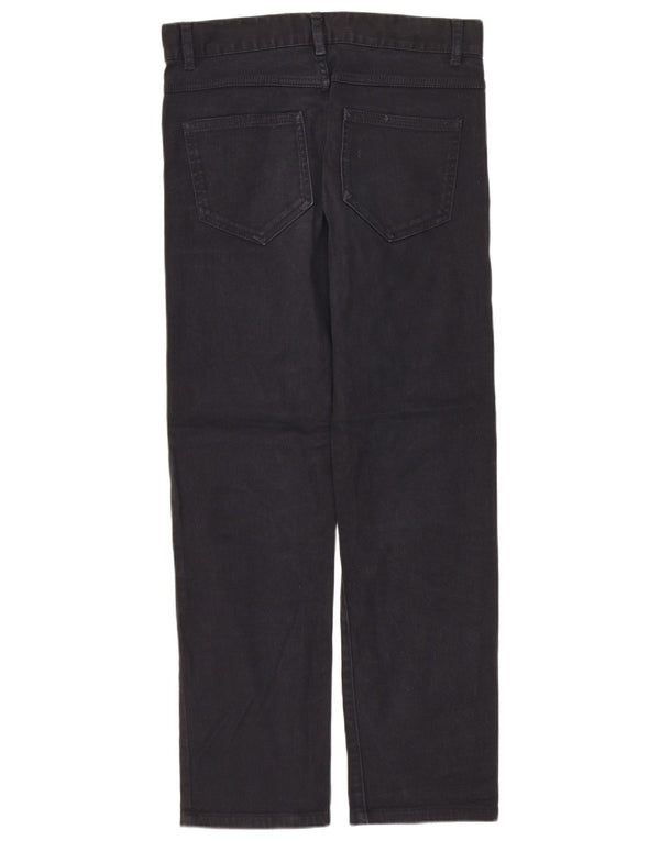 Joseph Womens High Waist Straight Jeans W26 L25 Black Cotton