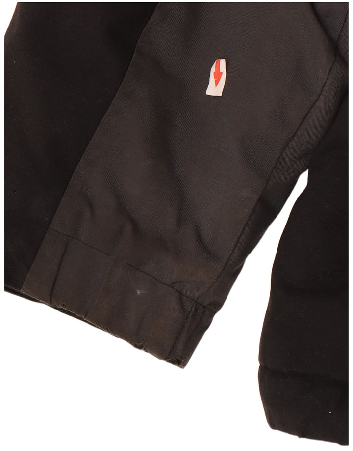 Nike Mens Rain Jacket UK 39/41 Medium Black Colourblock Polyester