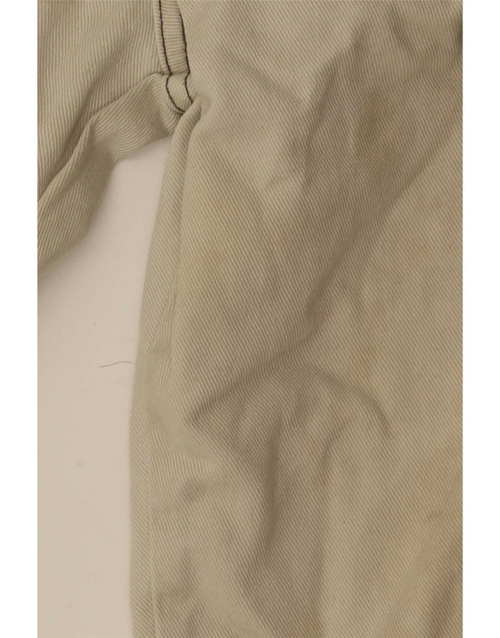 Fishbone Mens Straight Cargo Trousers Medium W32 L30 Beige