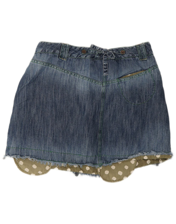 Max&Co. Womens Mini Denim Skirt UK 16 Large W32 Blue Cotton