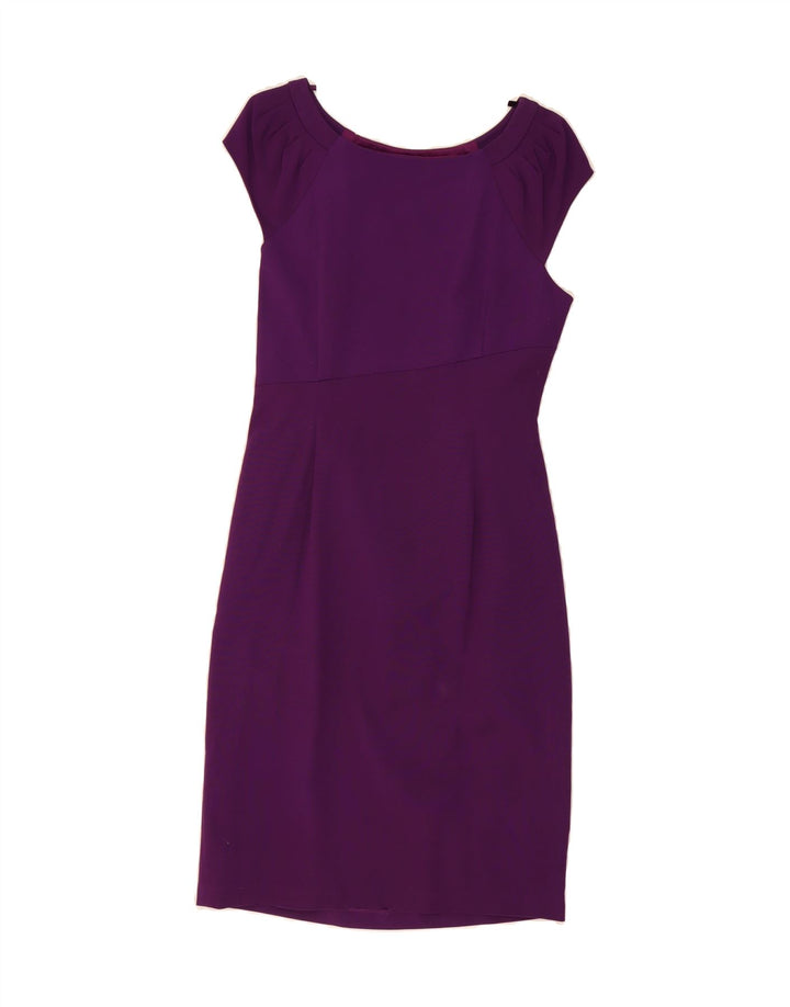 COAST Womens Sheath Dress UK 14 Medium  Purple Viscose Vintage Coast and Second-Hand Coast from Messina Hembry 