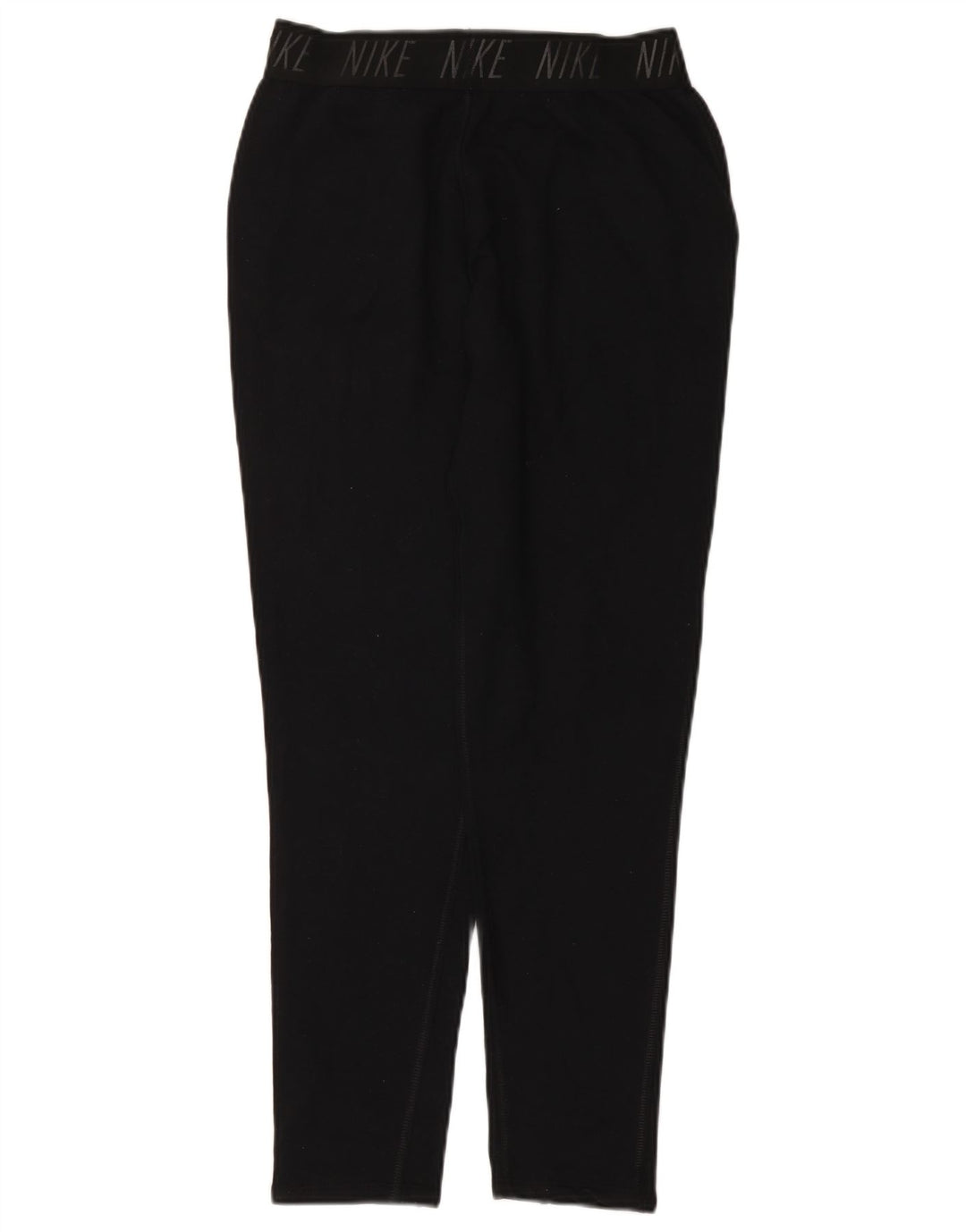 NIKE Womens Dri Fit Graphic Tracksuit Trousers UK 10 Small  Black