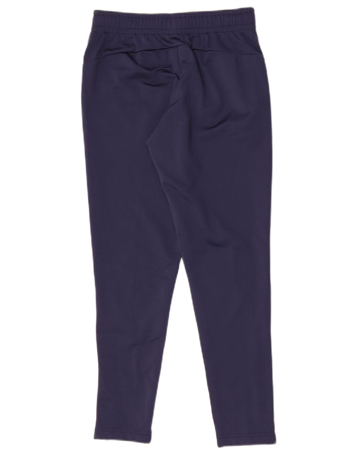 Puma Boys Tracksuit Trousers 9-10 Years Navy Blue Polyester