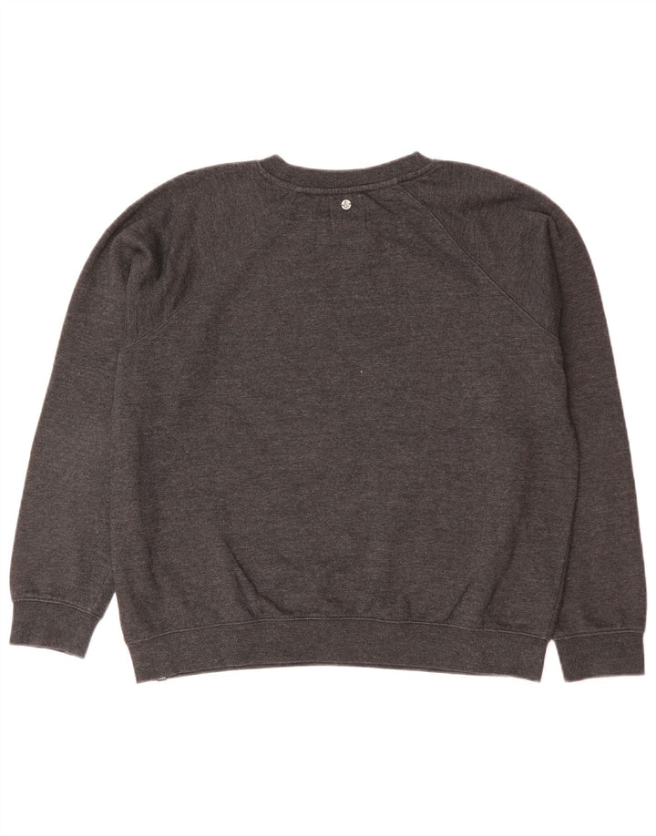 Volcom Womens Sweatshirt Jumper US 8 Medium Grey Cotton