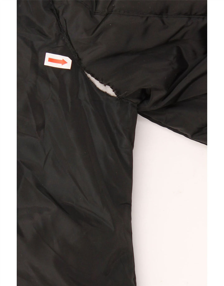 K-WAY Womens Reversible Hooded Padded Coat UK 10 Small Grey Polyester Vintage K-Way and Second-Hand K-Way from Messina Hembry 