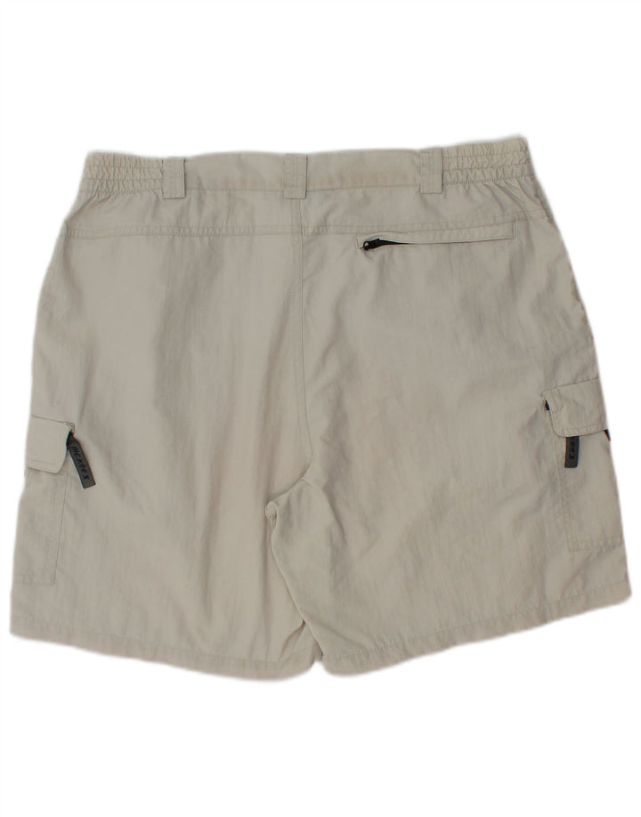 MC Kee's Mens Cargo Shorts Large W34 Grey Nylon
