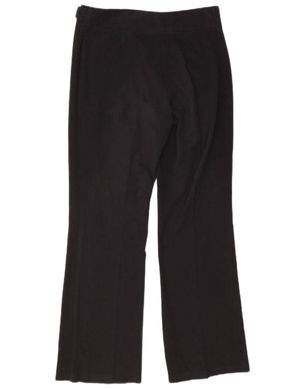 Marks & Spencer Womens Bootcut Suit Trousers UK 16 Large W34 L32 Black