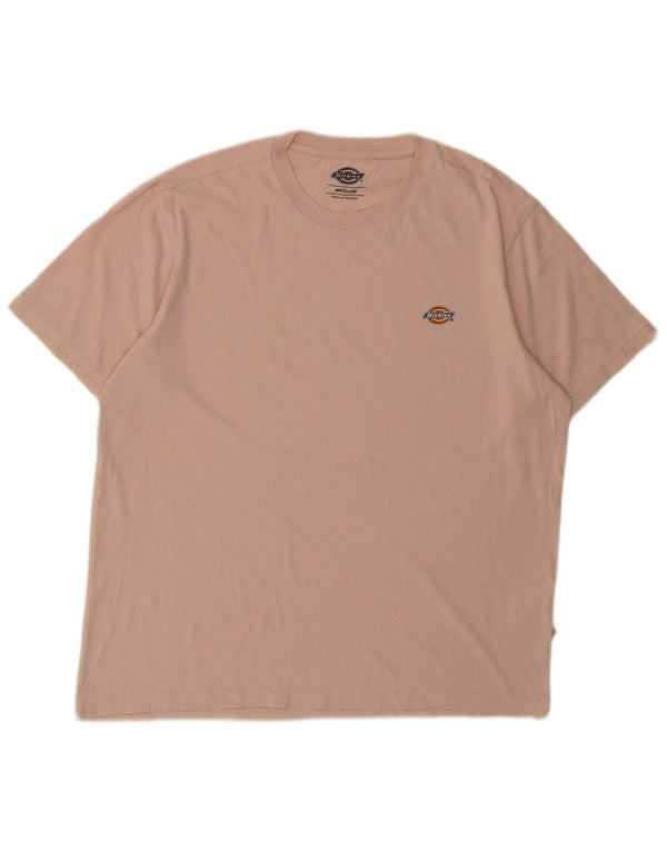 Dickies Mens T-Shirt Top Medium Pink Cotton