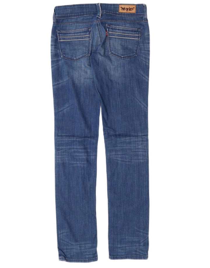 LEVI'S Womens Slim Jeans W28 L32 Blue Cotton