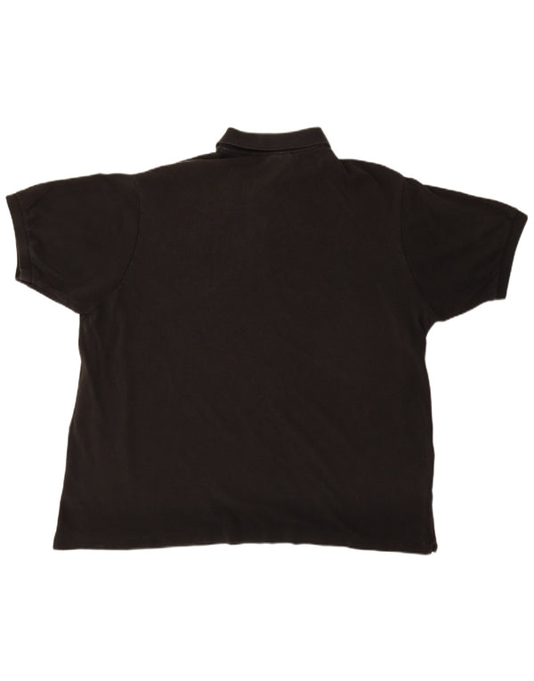 LACOSTE Mens Polo Shirt Size 9 4XL Black Cotton